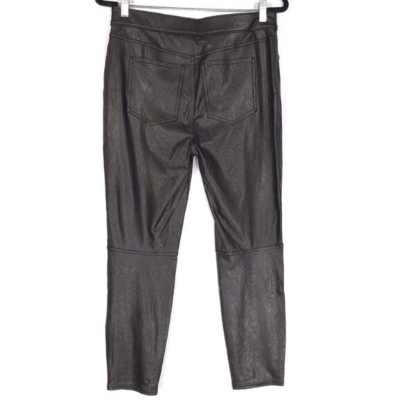 SPANX Women’s Faux Leather Like Ankle Skinny Pants 20282Q Black PETITE LARGE‎ - Picture 7 of 16